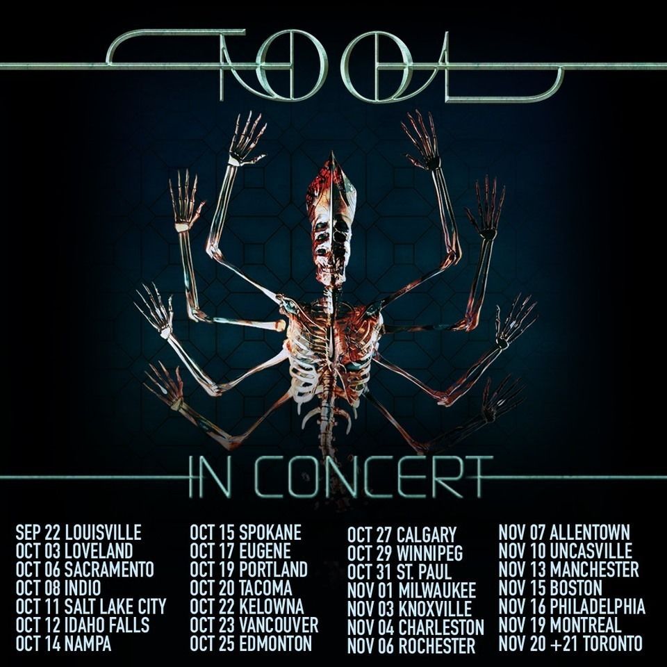 tool 1995 tour dates