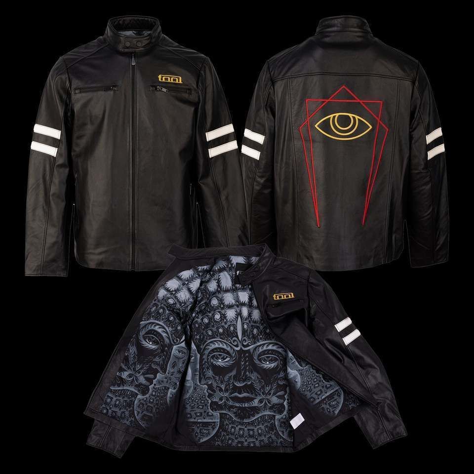 Tool Army 10,000 Days Lined Leather Jacket